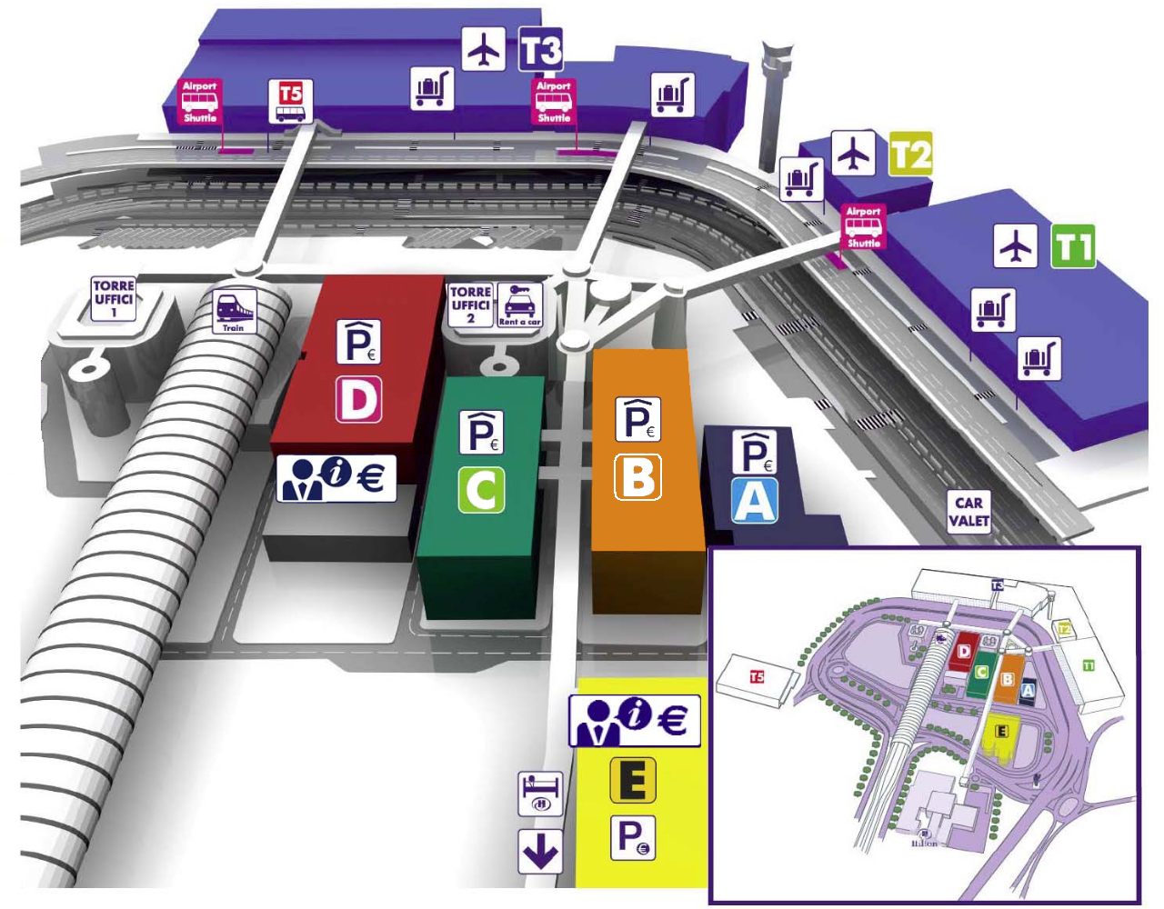 noleggio auto aeroporto fiumicino Roma